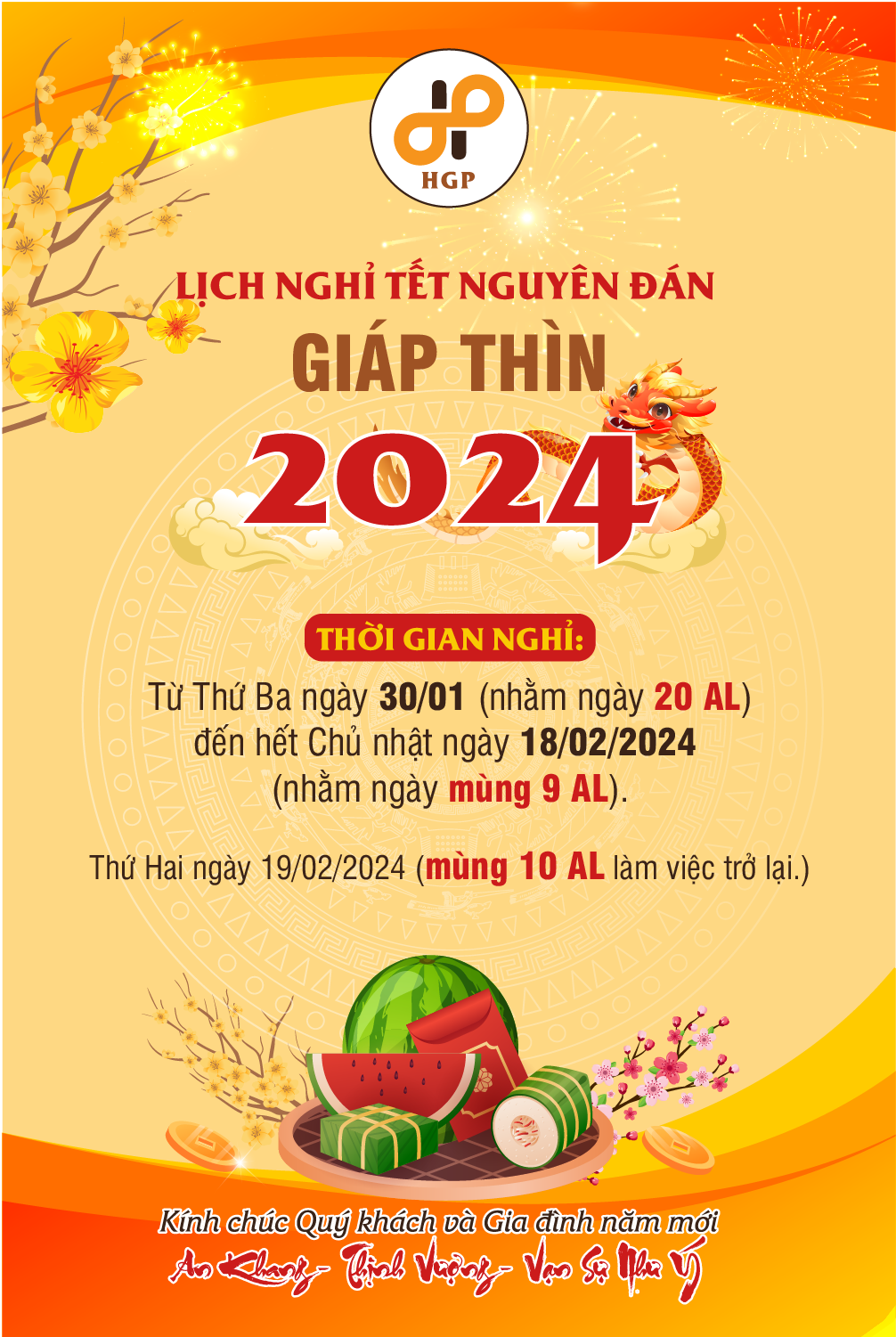 van ghep tram thong bao lich nghi tet nguyen dan giap thin 2024